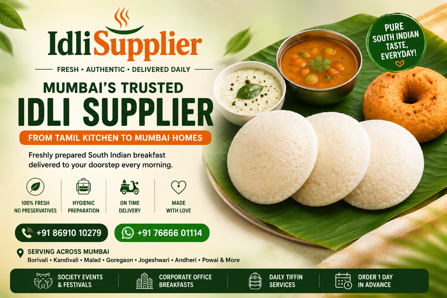 IdliSupplier Mumbai
